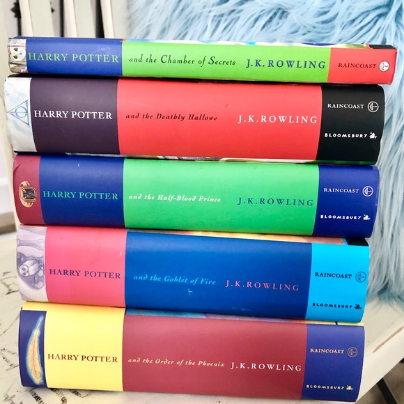 Harry Potter, Vintage, Hardcover, Book Set, 5 Books, Nice Condition - Picture 1 of 12